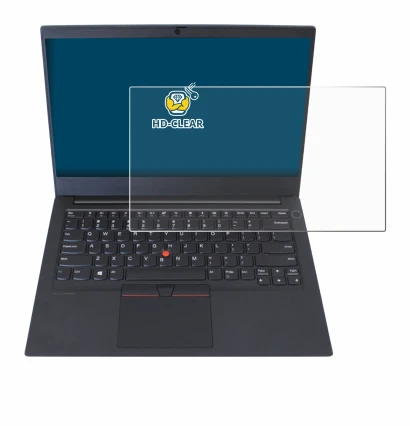 Abbildung des Geräts Lenovo ThinkPad E14 Gen 1 mit einer Vielzahl des Displayschutzes.