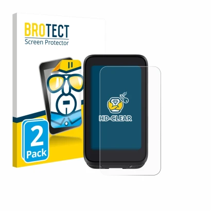 Vorderseite einer Produktverpackung mit dem Markenlogo BROTECT. Daneben ist das Gerät igpsport BiNavi Air mit dem zugehörigen