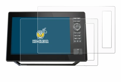 Abbildung des Geräts Humminbird Xplore 9 mit einer Vielzahl des Displayschutzes.
