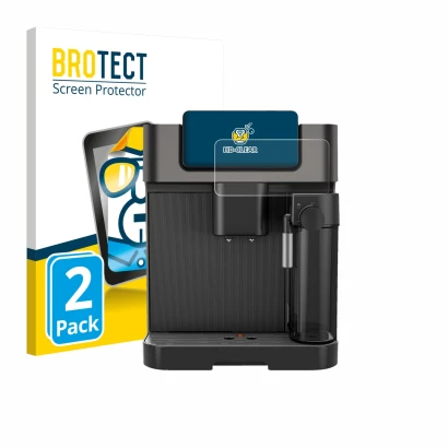 Vorderseite einer Produktverpackung mit dem Markenlogo BROTECT. Daneben ist das Gerät Grundig KVA 7230 mit dem zugehörigen Dis