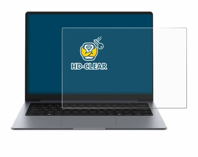 Abbildung des Geräts Samsung Galaxy Book6 14" mit einer Vielzahl des Displayschutzes.