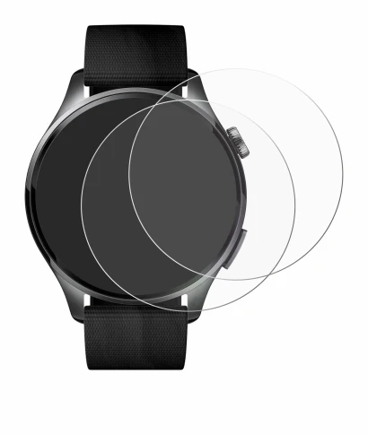 Abbildung des Geräts Xiaomi Watch 5 (47 mm) mit einer Vielzahl des Displayschutzes.