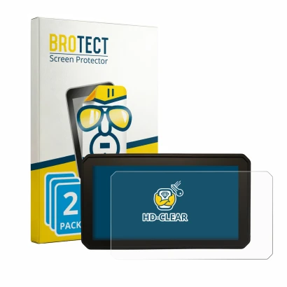 Vorderseite einer Produktverpackung mit dem Markenlogo BROTECT. Daneben ist das Gerät Interphone Sync55B mit dem zugehörigen D