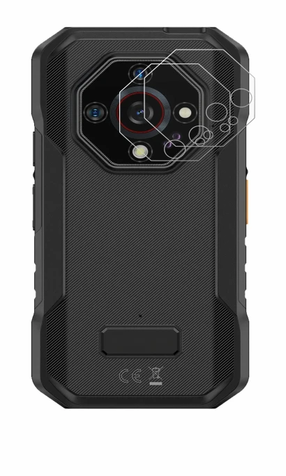 Abbildung des Geräts Ulefone Armor X32 Pro (NUR Kameraschutz) mit einer Vielzahl des Displayschutzes.