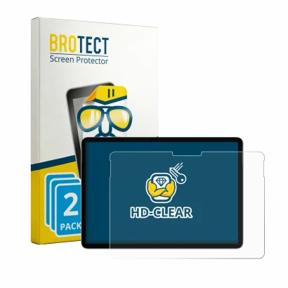 Vorderseite einer Produktverpackung mit dem Markenlogo BROTECT. Daneben ist das Gerät Microsoft Surface Pro 12 (1. Edition) mi