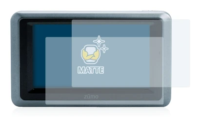 Abbildung des Geräts Garmin zumo 660 mit einer Vielzahl des Displayschutzes.