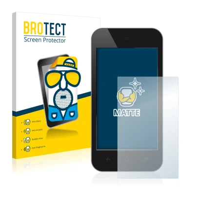 Vorderseite einer Produktverpackung mit dem Markenlogo BROTECT. Daneben ist das Gerät mit dem zugehörigen Displayschutz abgebi