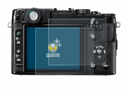 Abbildung des Geräts Fujifilm FinePix X10 mit einer Vielzahl des Displayschutzes.