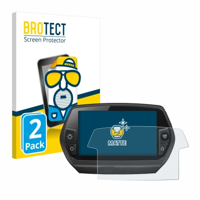 Vorderseite einer Produktverpackung mit dem Markenlogo BROTECT. Daneben ist das Gerät Bosch Nyon 2014 mit dem zugehörigen Disp