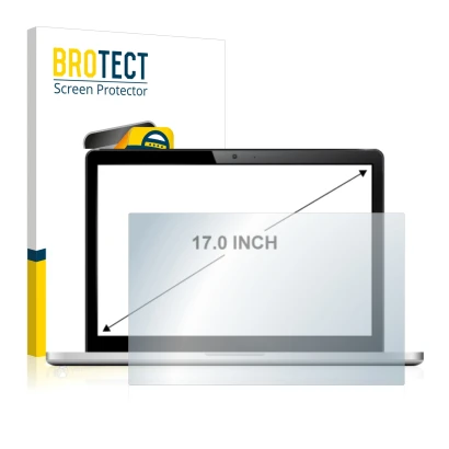 Vorderseite einer Produktverpackung mit dem Markenlogo BROTECT. Daneben ist das Gerät mit dem zugehörigen Displayschutz abgebi