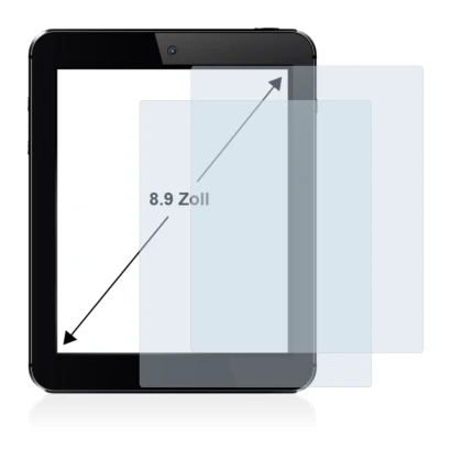Abbildung des Geräts mit einer Vielzahl des Displayschutzes.