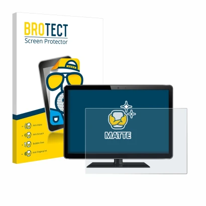 Vorderseite einer Produktverpackung mit dem Markenlogo BROTECT. Daneben ist das Gerät mit dem zugehörigen Displayschutz abgebi