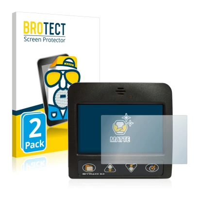 Vorderseite einer Produktverpackung mit dem Markenlogo BROTECT. Daneben ist das Gerät Skytraxx 3.0 Vario mit dem zugehörigen D