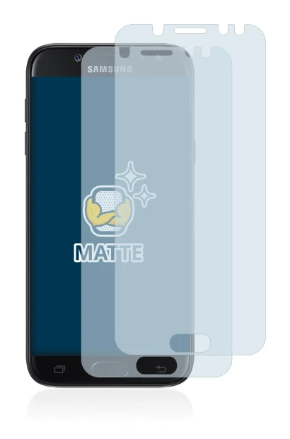 Abbildung des Geräts Samsung Galaxy J5 2017 mit einer Vielzahl des Displayschutzes.