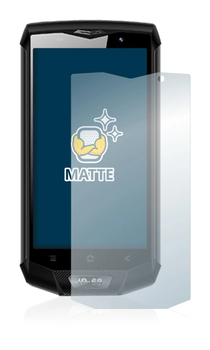 Abbildung des Geräts Blackview BV8000 Pro mit einer Vielzahl des Displayschutzes.