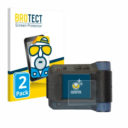 Vorderseite einer Produktverpackung mit dem Markenlogo BROTECT. Daneben ist das Gerät Swissphone s.Quad X15 mit dem zugehörige