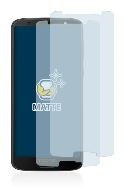 Abbildung des Geräts Motorola Moto G6 mit einer Vielzahl des Displayschutzes.