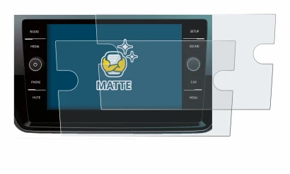 Abbildung des Geräts Volkswagen Polo 2018 Composition Media 8" 2017 mit einer Vielzahl des Displayschutzes.