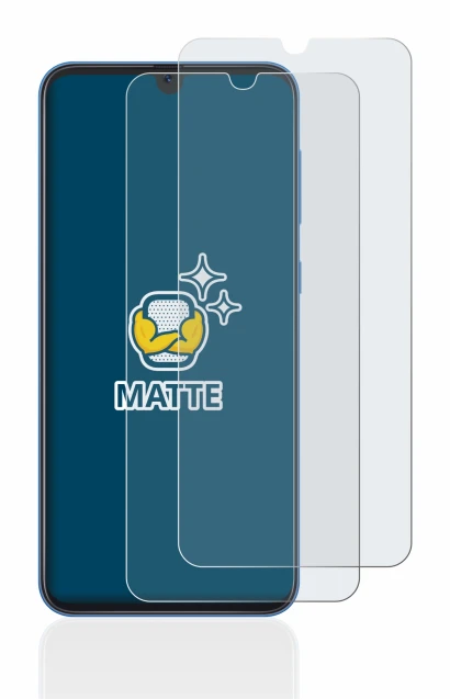 Abbildung des Geräts Samsung Galaxy A50 mit einer Vielzahl des Displayschutzes.