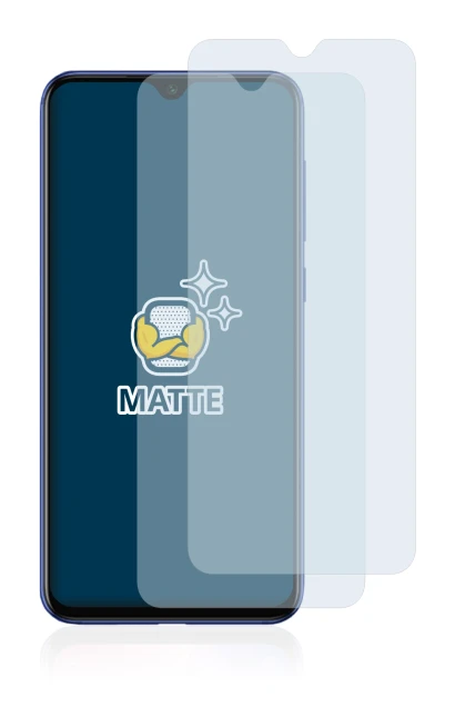 Abbildung des Geräts Xiaomi Mi 9 SE mit einer Vielzahl des Displayschutzes.
