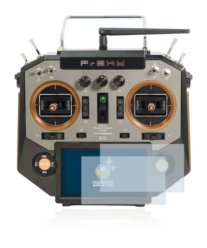 Abbildung des Geräts FrSky Horus X10 mit einer Vielzahl des Displayschutzes.