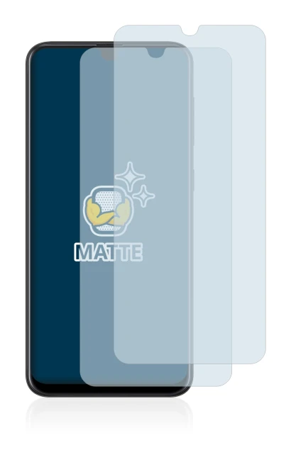 Abbildung des Geräts Samsung Galaxy A20 mit einer Vielzahl des Displayschutzes.