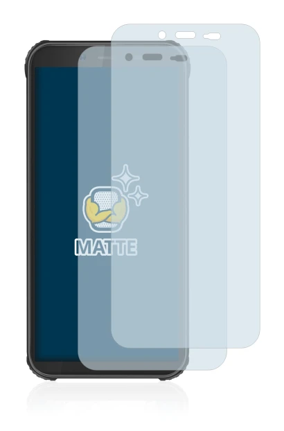 Abbildung des Geräts Blackview BV5500 mit einer Vielzahl des Displayschutzes.