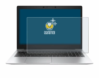 Abbildung des Geräts HP EliteBook 850 G6 mit einer Vielzahl des Displayschutzes.