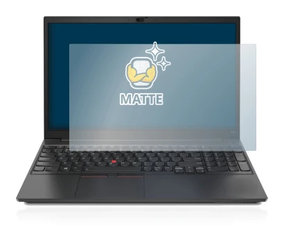 Abbildung des Geräts Lenovo ThinkPad E15 mit einer Vielzahl des Displayschutzes.