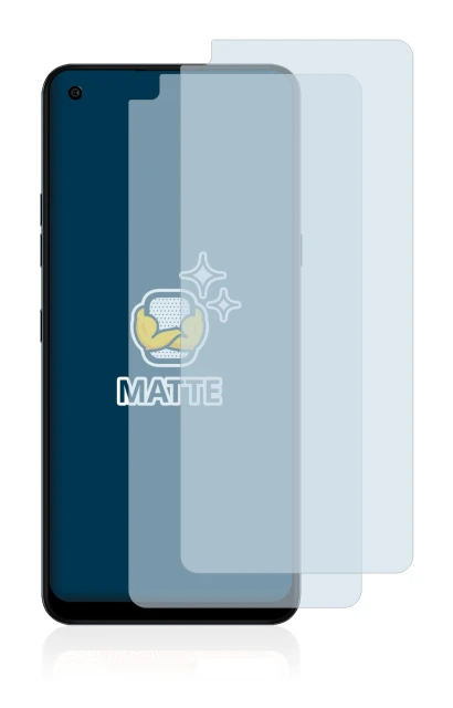 Abbildung des Geräts LG K51S mit einer Vielzahl des Displayschutzes.