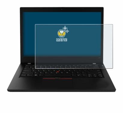 Abbildung des Geräts Lenovo ThinkPad L490 mit einer Vielzahl des Displayschutzes.