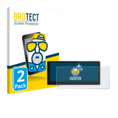 Vorderseite einer Produktverpackung mit dem Markenlogo BROTECT. Daneben ist das Gerät Joying 4G Car Radio 10.25" mit dem zugeh