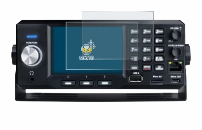 Abbildung des Geräts Uniden SDS200E mit einer Vielzahl des Displayschutzes.