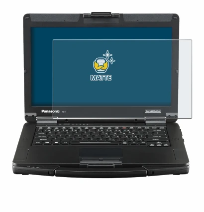 Abbildung des Geräts Panasonic Toughbook FZ-55 Full HD mit einer Vielzahl des Displayschutzes.