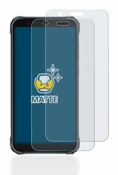 Abbildung des Geräts Blackview BV4900 Pro mit einer Vielzahl des Displayschutzes.