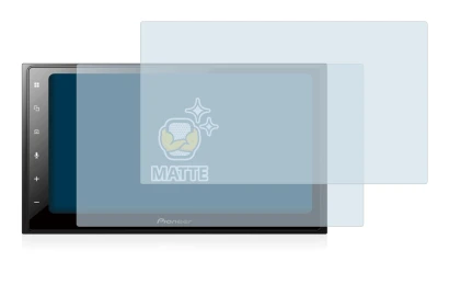 Abbildung des Geräts Pioneer SPH-DA250DAB mit einer Vielzahl des Displayschutzes.