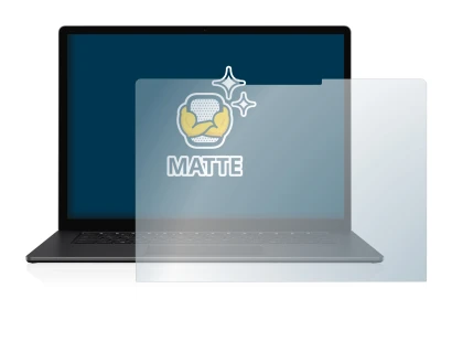 Abbildung des Geräts Microsoft Surface Laptop 4 15" mit einer Vielzahl des Displayschutzes.