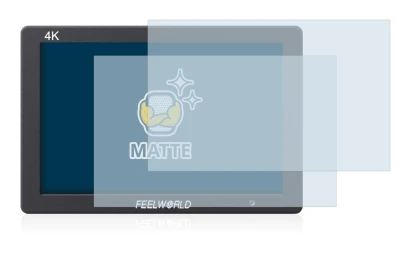 Abbildung des Geräts Feelworld FW279 7" mit einer Vielzahl des Displayschutzes.