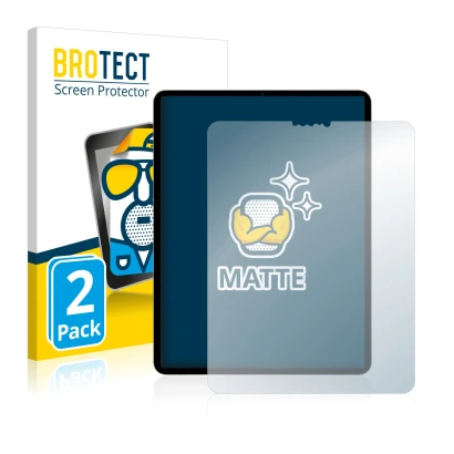 Vorderseite einer Produktverpackung mit dem Markenlogo BROTECT. Daneben ist das Gerät Apple iPad Pro 11