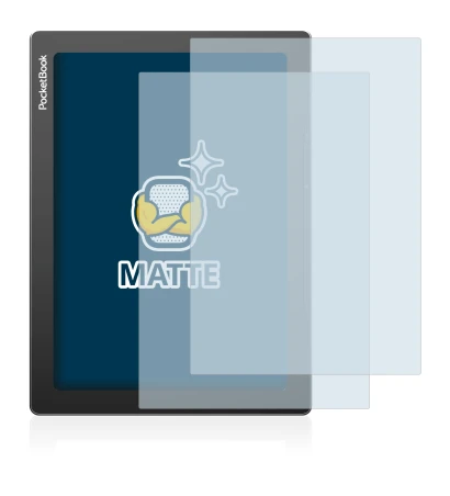 Abbildung des Geräts PocketBook InkPad Lite mit einer Vielzahl des Displayschutzes.