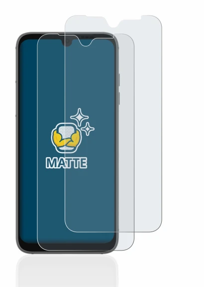 Abbildung des Geräts Fairphone 4 mit einer Vielzahl des Displayschutzes.