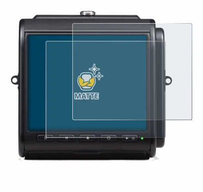 Abbildung des Geräts Hasselblad 907X 50C mit einer Vielzahl des Displayschutzes.