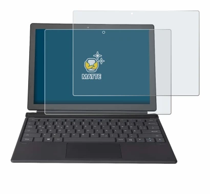 Abbildung des Geräts Wortmann Terra Pad 1262 mit einer Vielzahl des Displayschutzes.