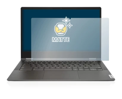 Abbildung des Geräts Lenovo IdeaPad Flex 5i 13.3" mit einer Vielzahl des Displayschutzes.