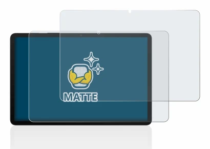 Abbildung des Geräts Samsung Galaxy Tab S8 WiFi mit einer Vielzahl des Displayschutzes.