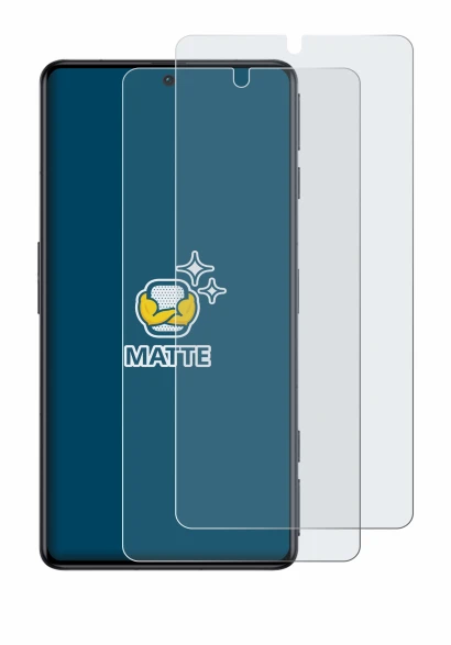 Abbildung des Geräts Xiaomi Poco F4 GT mit einer Vielzahl des Displayschutzes.