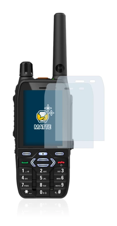 Abbildung des Geräts Motorola MXP600 mit einer Vielzahl des Displayschutzes.