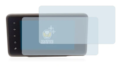 Abbildung des Geräts Dacia Duster 2 MediaDisplay mit einer Vielzahl des Displayschutzes.