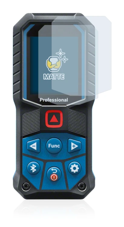 Abbildung des Geräts Bosch GLM 50-27 C mit einer Vielzahl des Displayschutzes.