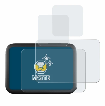 Abbildung des Geräts GoPro Hero 11 Black mit einer Vielzahl des Displayschutzes.